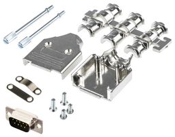 MULTICOMP PRO MP013636 D Sub Connector, Standard, Plug, 9 Contacts, DE, Solder Cup