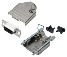MULTICOMP PRO MP013649 D-Sub 连接器, 标准, 插座, 9 触点, DE, 焊接杯