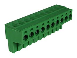 MULTICOMP PRO MCPTB9208/10 插拔式接线端子, 5.08 mm, 10 路, 2.5 mm², 螺丝