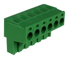 MULTICOMP PRO MCPTB9208/6 插拔式接线端子, 5.08 mm, 6 路, 2.5 mm², 螺丝