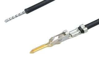 MOLEX 367693-069 Cable Assembly, 24 AWG, Micro-Fit Plus Crimp Terminal Pin to Free End, 11.8 ", 300 mm