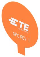 TE CONNECTIVITY L000642-01 天线,NFC,13.56 GHz,1 ohm,粘合,57 mm读取,31 mm x 26 mm x 0.28 mm,-40 至 +85°C