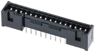 MOLEX 220097-1671 引脚针座, 信号, 线至板, 1.25 mm, 1 排, 16 触点, 通孔直型, Micro-Lock Plus 220097 Series