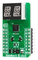 MIKROELEKTRONIKA MIKROE-5903 板载插件,AlphaNum G 2 单击,MikroE mikroBUS 兼容开发板