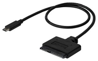 STARTECH USB31CSAT3CB 转换器,适用于 2.5 英寸 SATA 硬盘的 USB 3.1 (10Gbps) 适配线缆 - 带 USB-C - SATA III