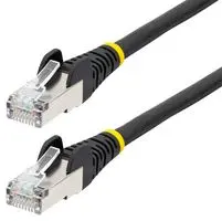 STARTECH NLBK-10M-CAT6A-PATCH Ethernet Cable, 10m CAT6a Ethernet Cable LSZH, 10 GbE Snagless 100W PoE SFTP Network Cord