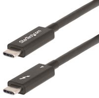 STARTECH A40G2MB-TB4-CABLE USB 线缆，6 ft（2 m）主动式 Thunderbolt 4 线缆，40Gbps，100W PD，支持 4K/8K 视频，认证