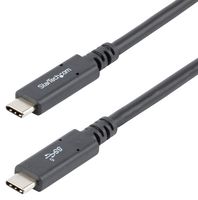 STARTECH USB315C5C6 USB 数据线,6 ft(1.8 m)USB-C 转 USB-C 数据线,支持 5A PD,公/公,USB 3.0 5Gbps,USB-IF 认证