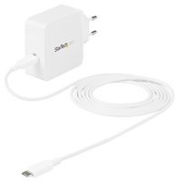 STARTECH WCH1CEU 墙式充电器，1端口USB-C™墙式充电器，支持60W Power Delivery，2年保修