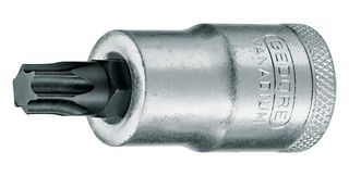 GEDORE 6158380 螺丝批头套筒,TX,1/2"起子,11.22 mm AF,T55,铬钒钢