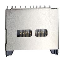 MULTICOMP PRO MP013692 存储卡连接器, SD, 19 触点, 铜合金, 镀金触芯