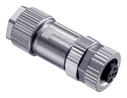 AMPHENOL LTW HDM12A-05BFFB-SL7001 Sensor Connector, Black, M Series, M12, Female, 5 Positions, Screw Socket, Straight Cable Mount