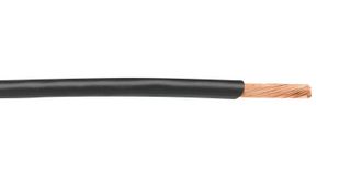 ALPHA WIRE 788133 BK Wire, PVC, Black, 8 AWG, 133 x 29AWG, 1000 ft