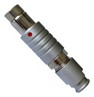 MULTICOMP PRO MCP-M0P105S52B-IP68 圆形连接器, 标准圆形连接器, MP IP68 Metal Push Pull Series, 电缆安装插头, 5 触点, 焊接引脚, 推挽