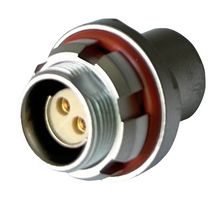 MULTICOMP PRO MCP-M0RS102P-IP68 圆形连接器, 标准圆形连接器, MP IP68 Metal Push Pull Series, 面板安装插座, 2 触点, PCB插座, 推挽