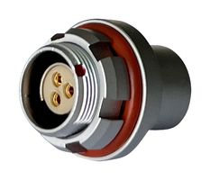 MULTICOMP PRO MCP-M0RS103S-IP68 圆形连接器, 标准圆形连接器, MP IP68 Metal Push Pull Series, 面板安装插座, 3 触点, 焊接插座, 推挽