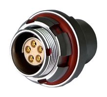 MULTICOMP PRO MCP-M0RS105P-IP68 圆形连接器, 标准圆形连接器, MP IP68 Metal Push Pull Series, 面板安装插座, 5 触点, PCB插座, 推挽