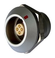 MULTICOMP PRO MCP-M0RSG04S-IP67 圆形连接器, 标准圆形连接器, MP IP67 Metal Push Pull Series, 面板安装插座, 4 触点, 焊接插座, 推挽