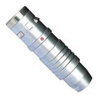 MULTICOMP PRO MCP-M1PG10S52-IP67 圆形连接器, 标准圆形连接器, MP IP67 Metal Push Pull Series, 电缆安装插头, 10 触点, 焊接引脚, 推挽