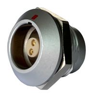 MULTICOMP PRO MCP-M1RSG02S-IP67 圆形连接器, Standard Circular Connector, MP IP67 Metal Push Pull Series, 面板安装插座, 2 触点, 焊接插座, 推挽