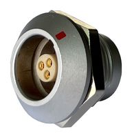 MULTICOMP PRO MCP-M1RSG03S-IP67 圆形连接器, Standard Circular Connector, MP IP67 Metal Push Pull Series, 面板安装插座, 3 触点, 焊接插座, 推挽