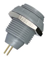 MULTICOMP PRO MCP-P1SRG02PGG 圆形连接器, Standard Circular Connector, MCP IP50 Push Pull, 面板安装插座, 2 触点, PCB插座, 推挽