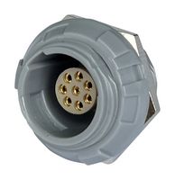 MULTICOMP PRO MCP-P1SRG08SGG 圆形连接器, Standard Circular Connector, MCP IP50 Push Pull, 面板安装插座, 8 触点, 焊接插座, 推挽