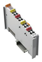 WAGO 750-455/020-000 Analog Input Module, 4 Channel, 5 VDC, 4 to 20 mA, Single Ended, IP20, 12bit, 750 Series