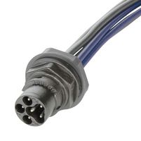 HARTING 21463595602 圆形电缆组件, 尺寸15, 圆形插头至自由线端, 5 路, 9.84 ", 250 mm