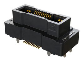 HARWIN F11-10002042R Mezzanine连接器, 4电源触芯, 插座, 0.5 mm, 2 排, 24 触点, 表面安装, 通孔安装, 铜合金