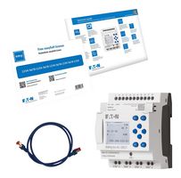 EATON MOELLER EASY-BOX-E4-AC1 Starter Kit, Control Relay, Patch Cable, Software License, 24V, EASY Series