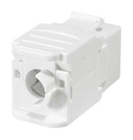TUK SGKWHCT 模块连接器, 白色, RJ45 插座, 1 x 1 (端口), 8P8C, Cat6, Cat6a, 电缆安装, 面板安装