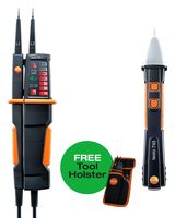 TESTO 300590745001 电压测试仪套件,独家,745 非接触式测试仪,750-1 伏测试仪,电池,尖端保护器
