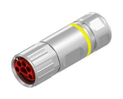 AMPHENOL CONEC 58-20003 圆形连接器, 4数据6功率, 标准圆形连接器, Hybrid Connectors B23 Series, 电缆安装插座, 卡口