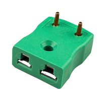 LABFACILITY IM-K-PCB (PACK OF 10) 热电偶连接器,微型,绿色,插座,K型,IEC标准,PCB安装式,10件