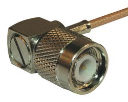 AMPHENOL RF 122148 射频/同轴连接器, TNC同轴, 直角插头, 焊接, 50 ohm, RG174, RG188A, RG316, 黄铜