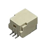 MULTICOMP PRO MP013808 引脚针座, 线至板, 1 mm, 1 排, 3 触点, 表面安装直角, MP 1MM Lock Wire-to-Board