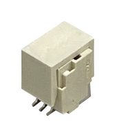MULTICOMP PRO MP013822 引脚针座, 线至板, 1 mm, 1 排, 3 触点, 表面安装直型, MP 1MM Lock Wire-to-Board