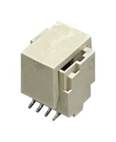 MULTICOMP PRO MP013823 引脚针座, 线至板, 1 mm, 1 排, 4 触点, 表面安装直型, MP 1MM Lock Wire-to-Board