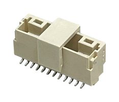 MULTICOMP PRO MP013831 引脚针座, 线至板, 1 mm, 1 排, 12 触点, 表面安装直型, MP 1MM Lock Wire-to-Board
