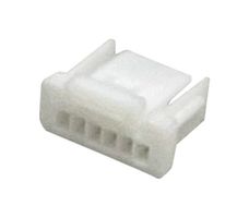 MULTICOMP PRO MP013839 连接器外壳, 天然色，尼龙6.6, MP 1MM Lock Wire-to-Board, 插座, 6 路, 1 mm, Multicomp Pro MP 1 mm锁定线对板系列插座触点