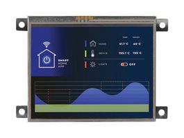 MIKROELEKTRONIKA MIKROE-6165 Development Kit, STM32F407VGT6, ARM Cortex-M4F, 32bit, Resistive Touch Screen, 3.5" Display