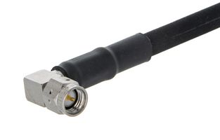 HUBER+SUHNER 16_SMA-50-4-98/199_NE RF / Coaxial Connector, SMA Coaxial, Right Angle Plug, Solder, Crimp, 50 ohm