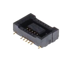 HIROSE / HRS DF40TB-10DS-0.4V(58) Mezzanine连接器, 插座, 0.4 mm, 2 排, 10 触点, 表面安装直型, 铜合金