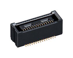 HIROSE / HRS DF40TC(2.5)-30DS-0.4V(51) Mezzanine连接器, 插座, 0.4 mm, 2 排, 30 触点, 表面安装直型, 铜合金