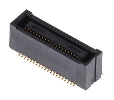 HIROSE / HRS DF40TC(3.0)-40DS-0.4V(58) Mezzanine连接器, 插座, 0.4 mm, 2 排, 40 触点, 表面安装直型, 铜合金