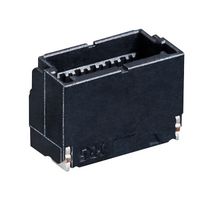 HIROSE / HRS KW30-6S-1V(800) 引脚针座, 线至板, 1 mm, 1 排, 6 触点, 表面安装直型, Signal Bee KW30 Series