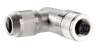 SICK DOS-1204-WZ 传感器连接器, M12, 母, 4路, IDC / IDT插座, 直角线缆安装