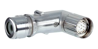 SICK DOS-2312-W01 传感器连接器, M23, 母, 12路, 焊接插座, 直角线缆安装
