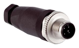 SICK STE-1205-G 传感器连接器, M12, 公, 5路, 螺丝插头, 直形线缆安装